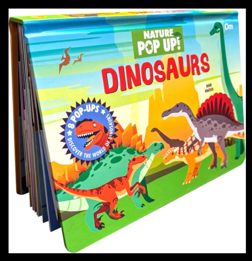 Pop Up Dinosaurs Book for Kids Explore Jurassic World
