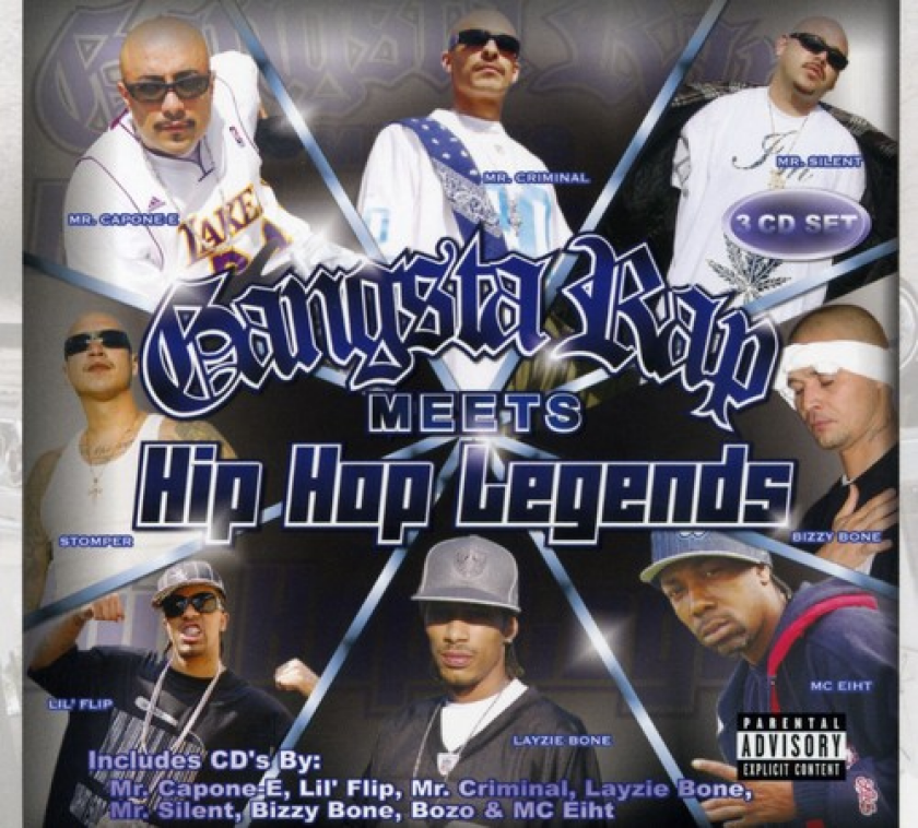 Diverse Artister Gangsta Rap Meets HipHop Legends CD