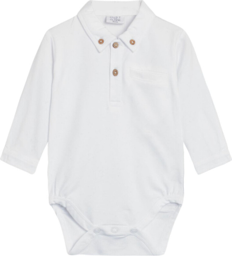 Skjortebody Basil Hvit - 74