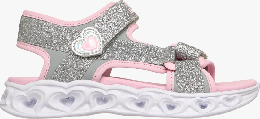 Heart Lights Sandals - Metallic - Barn - Sko - Sandaler