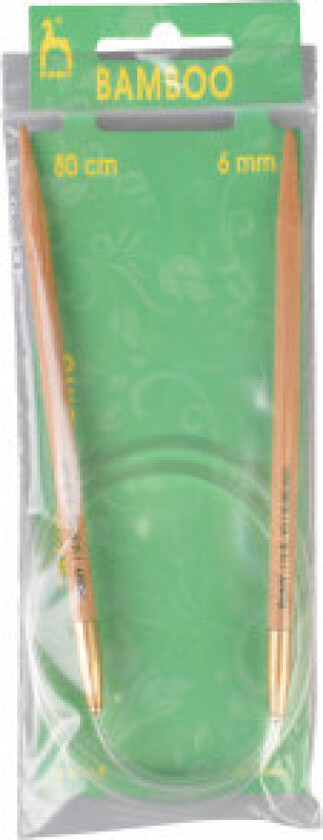 Rundpinner Bambus 80cm 6,00mm / 31.5in US 10