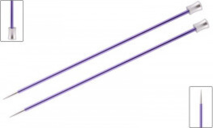Bilde av Zing Strikkepinner / Genserpinner Aluminium 35cm 3,75mm / 13.8