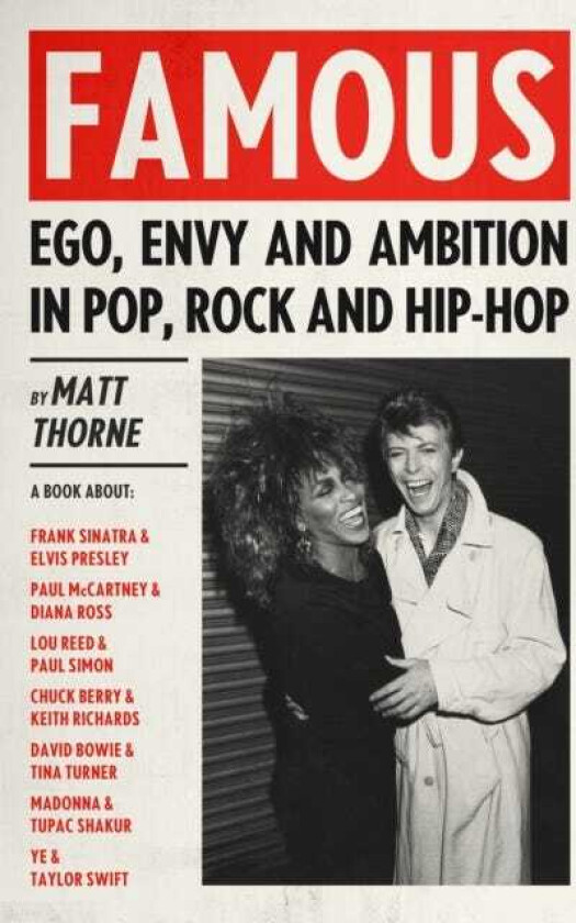 Famous Ego, Envy and Ambition in Pop, Rock and HipHop