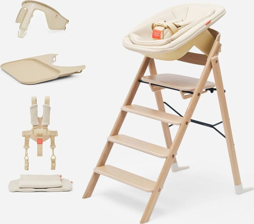 Bilde av KAOS KLAPP Barnestol, Komplett pakke Eik Sand
