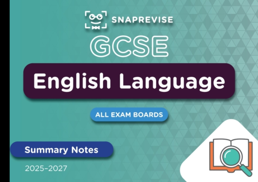 SnapRevise GCSE English Language Summary Notes