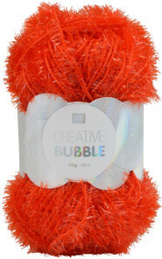 Creative Bubble Garn Unicolor 006 Rød