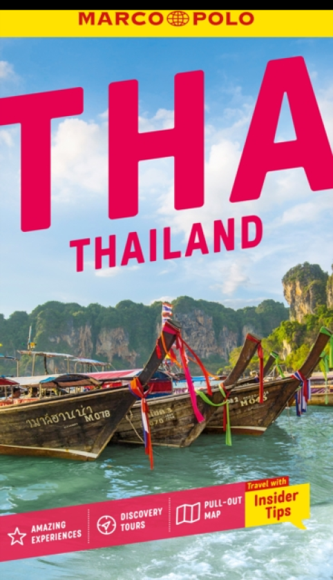 Marco Polo Thailand Pocket Travel Guide | Pullout Map | Local Knowledge Covers: Bangkok, Chiang Mai, Krabi and more