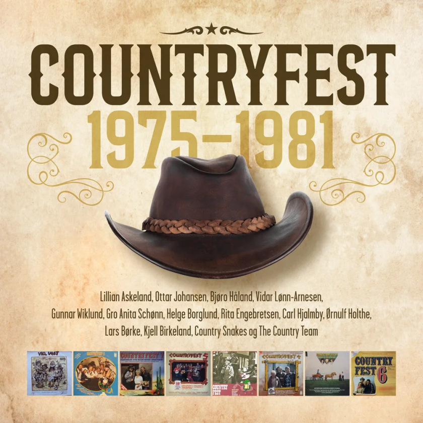 Lillian Askeland, Ottar "Big Hand" Johansen, Bjøro Håland, Gro Anita Schønn, Rita Engebretsen, Helge Borglund, Vidar LønnArnesen, Gunnar Wiklund, Carl Hjalmby Countryfest 19751981 CD