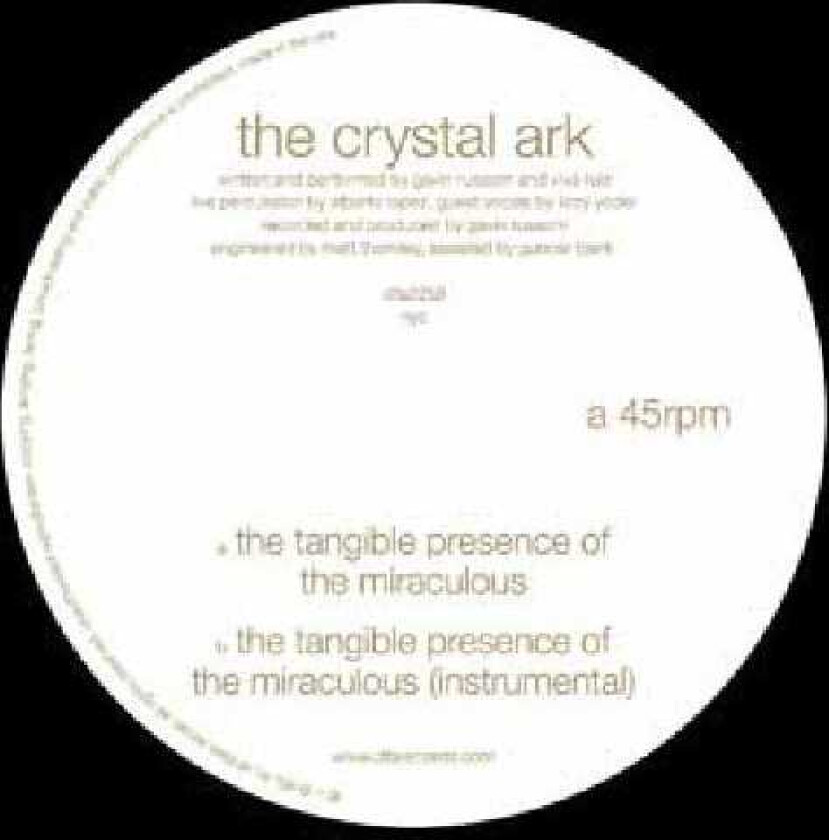 Crystal Ark Tangible Presence Of The Miraculous LP/Vinyl