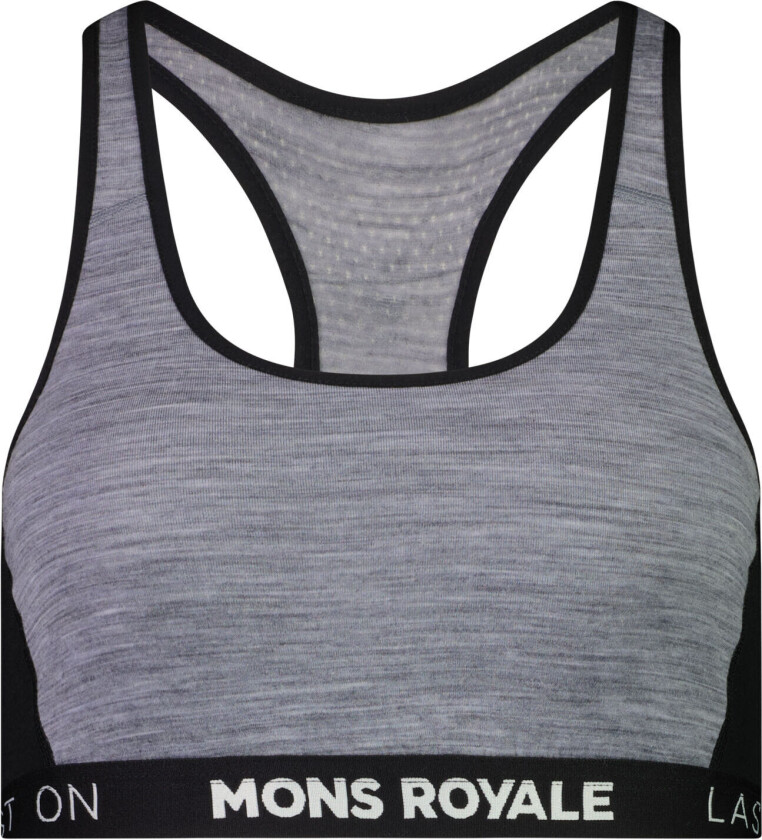 Sierra Sports Bra Grey Heather / Black S, Grey Heather / Black