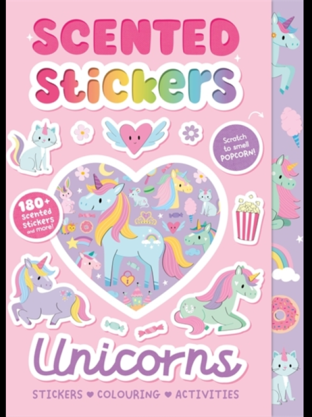Scented Stickers Unicorns Colouring, activity and sticker book | Perfect for screenfree playtimes | Packed full of magical characters