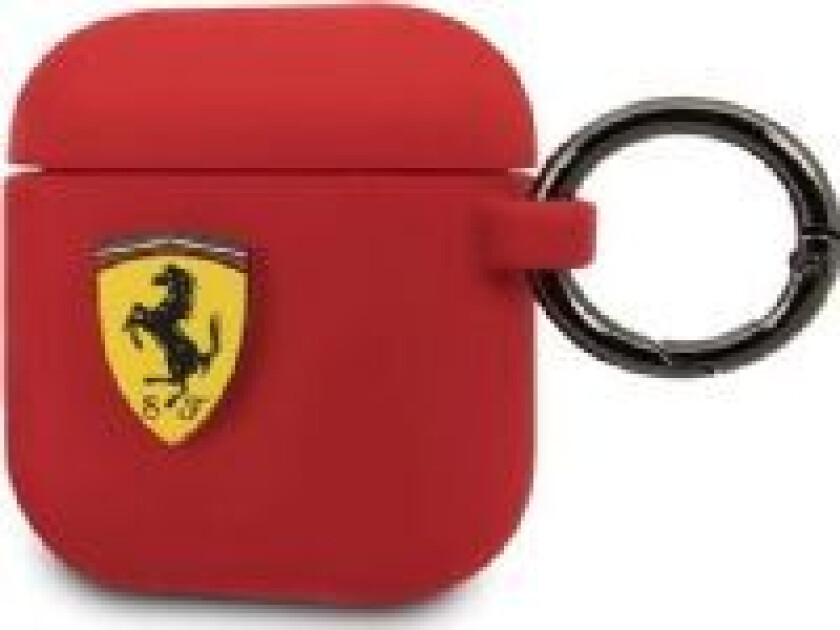 Ferrari Ferrari FESACCSILSHRE AirPods deksel rød/rød Silikon universal