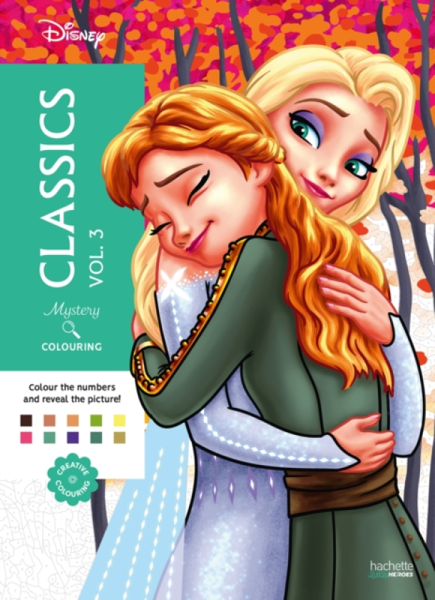 Mystery Colouring Classics Vol 3 Reveal iconic Disney characters with colour by number