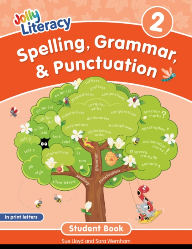 Spelling, Grammar, & Punctuation Student Book 2 In Print Letters (American English edition)