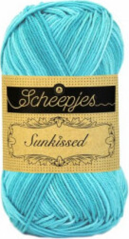 Sunkissed Garn Print 18 Strandhytte Blå