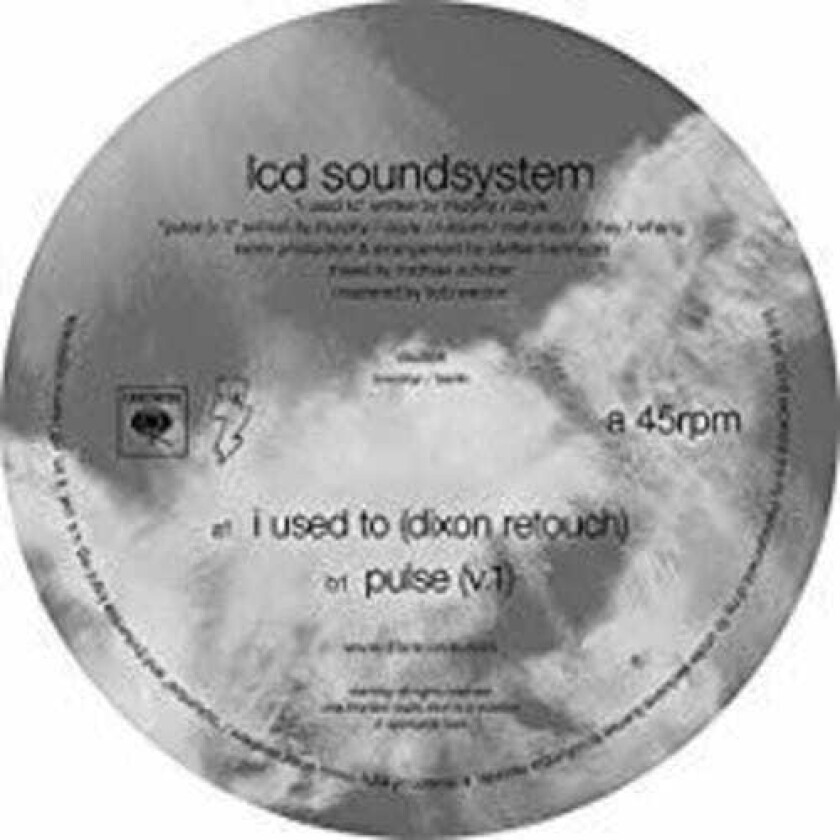 LCD Soundsystem I Used To (Dixon Rework / Pulse V.1) LP/Vinyl