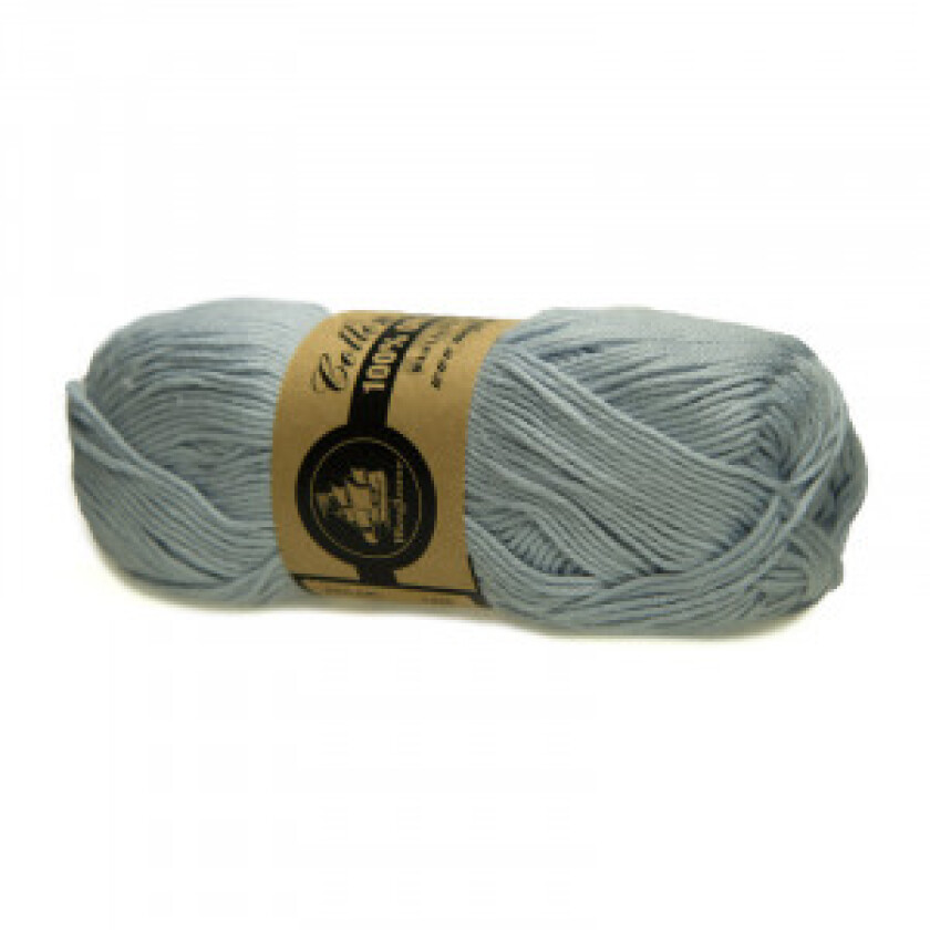 Cotton 8/4 Organic Økologisk Garn 13 Lysegrått Blå
