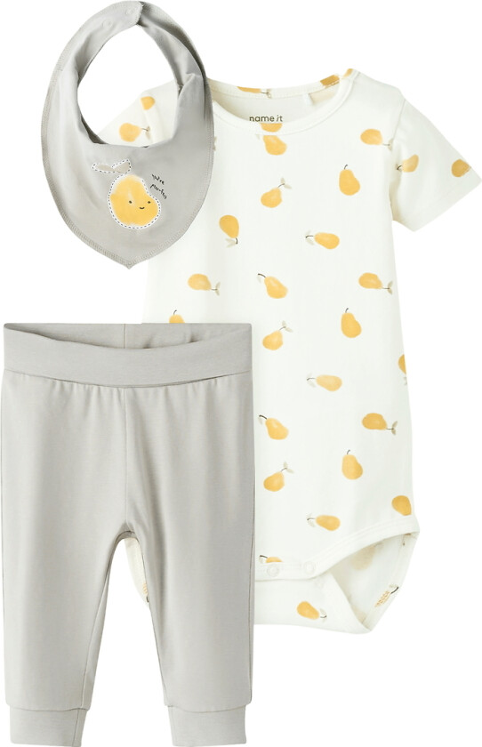 Gaveeske - Busker/Body k/e/Siklesmekke - Chateau Gray - - 1 år (80) - Kortermet body