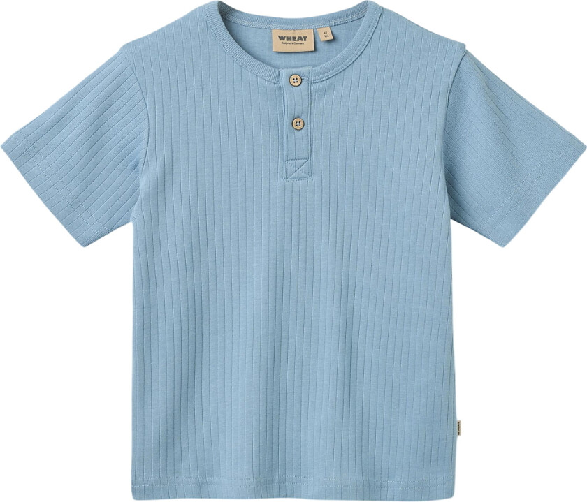 T-skjorte - Lumi - Falmet Denim - - 7 år (122) - T-skjorte