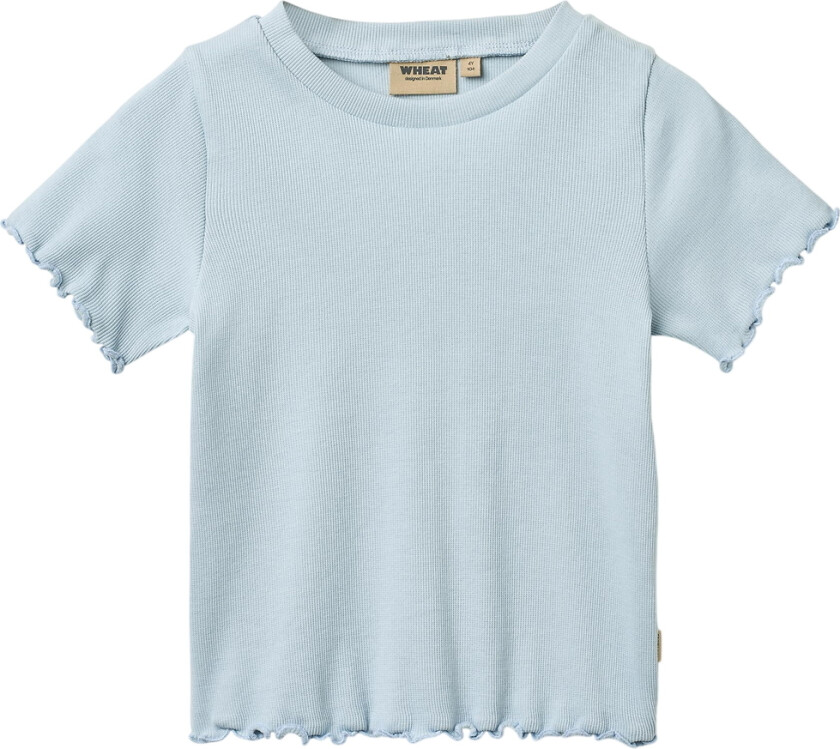 T-skjorte - Rib - Alicia - Summer Sky - - 5 år (110) - T-skjorte