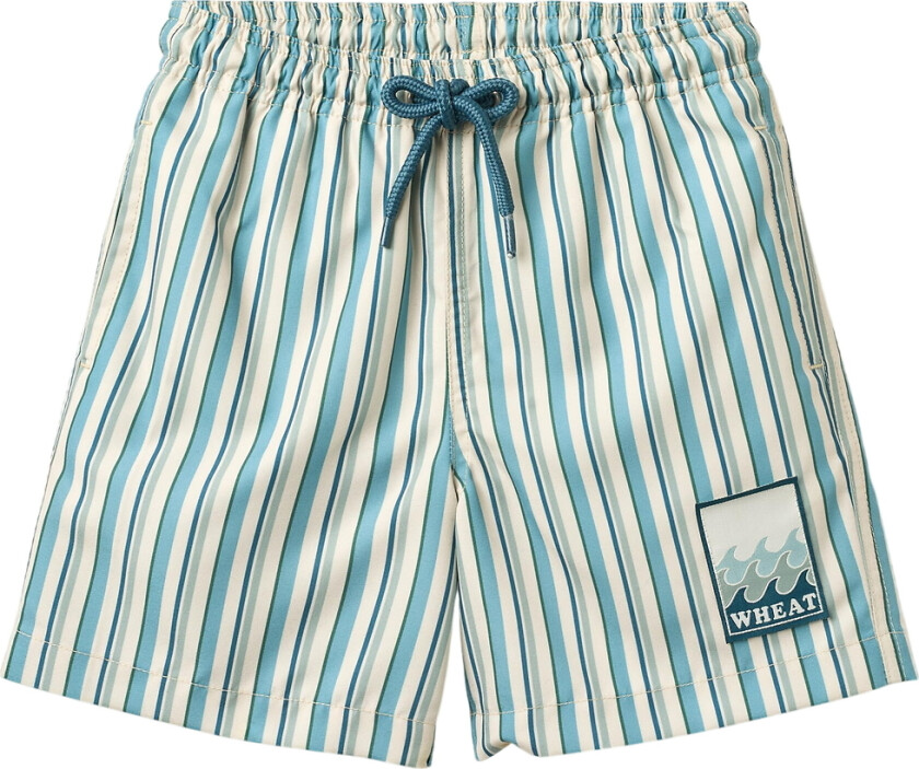 Badeshorts - Hansi - Aqua Stripe - - 6 år (116) - Badetøy