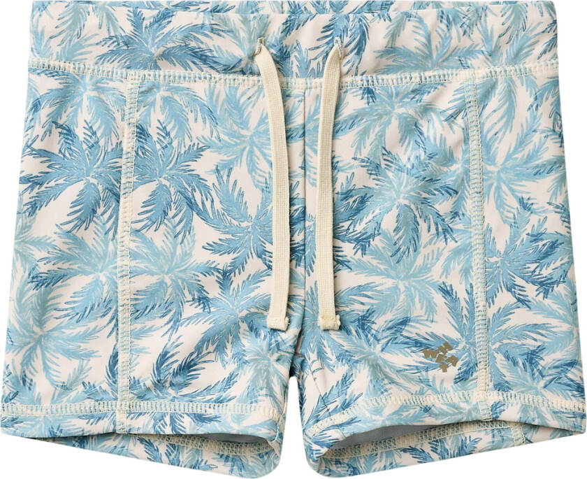 Badeshorts - Ulrik - Blue Palm - - 5 år (110) - Badetøy