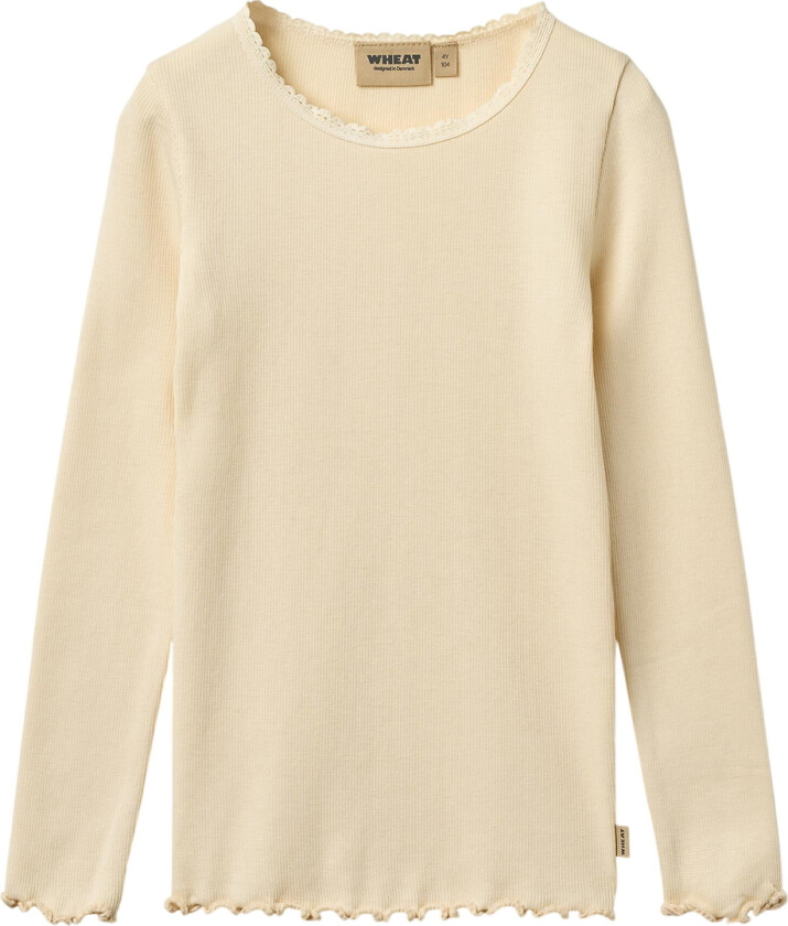 Genser - Rib - Reese - Knapt Apricot - - 4 år (104) - Genser