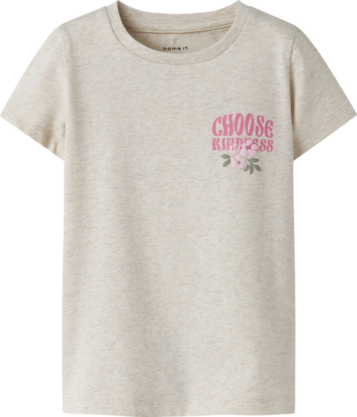 T-skjorte - NnfDartiana - Peyote-melange - - 5 år (110) - T-skjorte