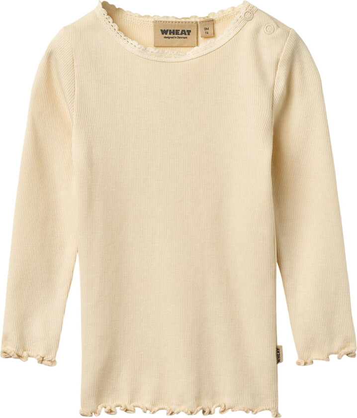 T-skjorte - Rib - Reese - Knapt Apricot - - 1 år (80) - T-skjorte