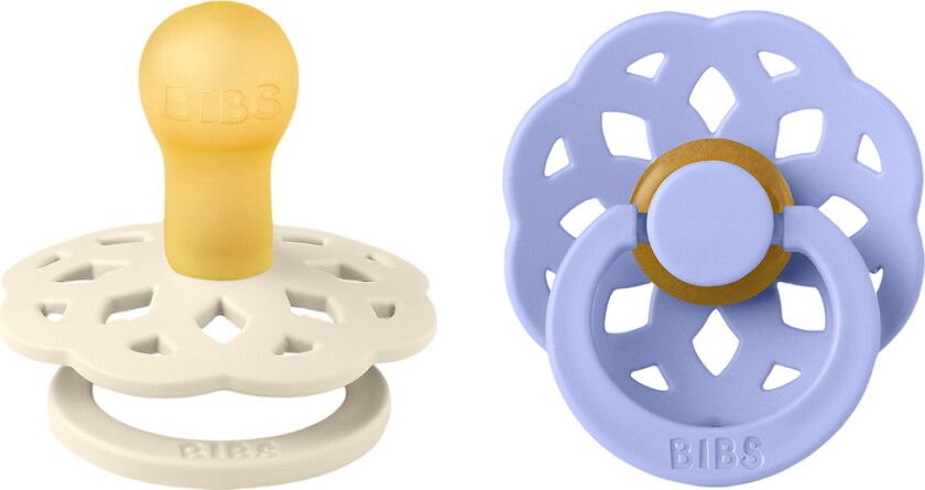 Böhmen Smokker - Str. 1 - Rund - 2-pack - Ivory/Hush - - 0-6 md - Smokk