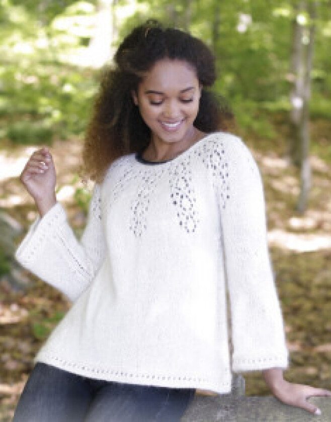 Nineveh Jumper by DROPS Design - Bluse Strikkeoppskrift str. S - XXXL - XXX-Large