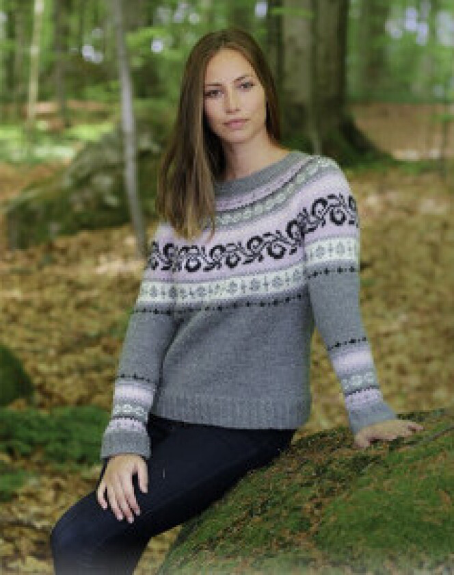 Telemark by DROPS Design - Bluse Strikkeoppskrift str. S - XXXL - XXX-Large