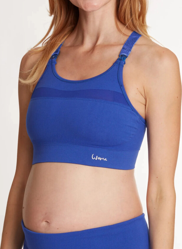 Maternity And Nursing Bra Sport Woma - Blue - S
