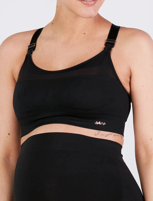 Maternity And Nursing Bra Sport Woma - Black - S