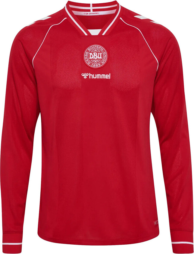 Danmark Hjemmedrakt 2026/27 Langermet - Hummel, størrelse Medium