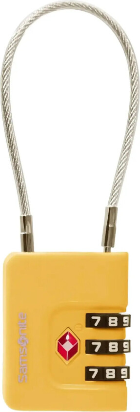 Bilde av Cablelock 3 Dial Tsa - Yellow - ONE SIZE