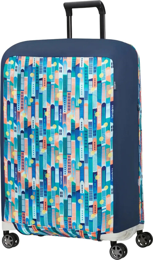 Foldable Luggage Cover M - Blue - M