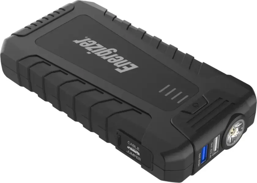 – JE8000 – 8.000 mAh 3-i-1 Startbooster, Powerbank og LED-lykt
