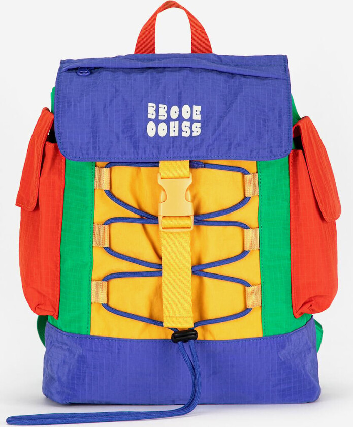 Modern Color Block Ryggsekk Multicolor Multicolor One Size Blå One Size mann