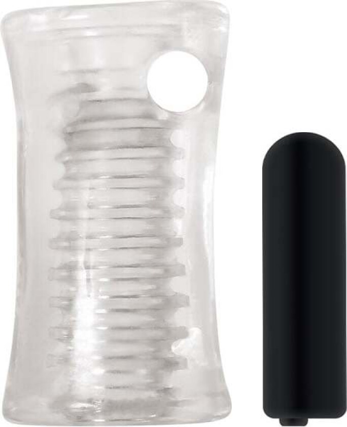 Onanihylse med vibrasjon Pop