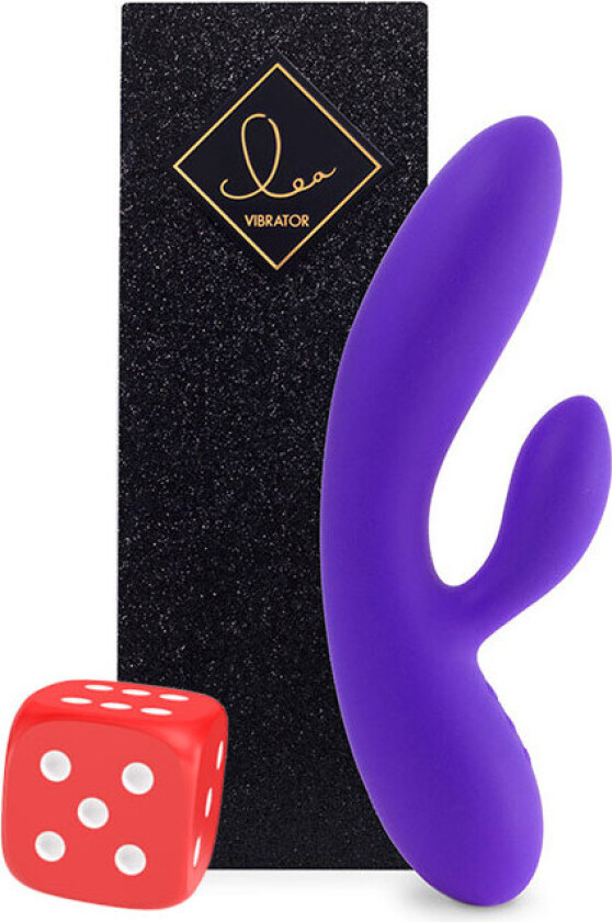 Rabbitvibrator Lea Glitter lilla