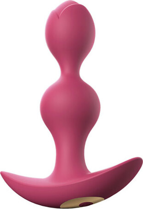 Vibrerende analplugg Twinny Bud rosa