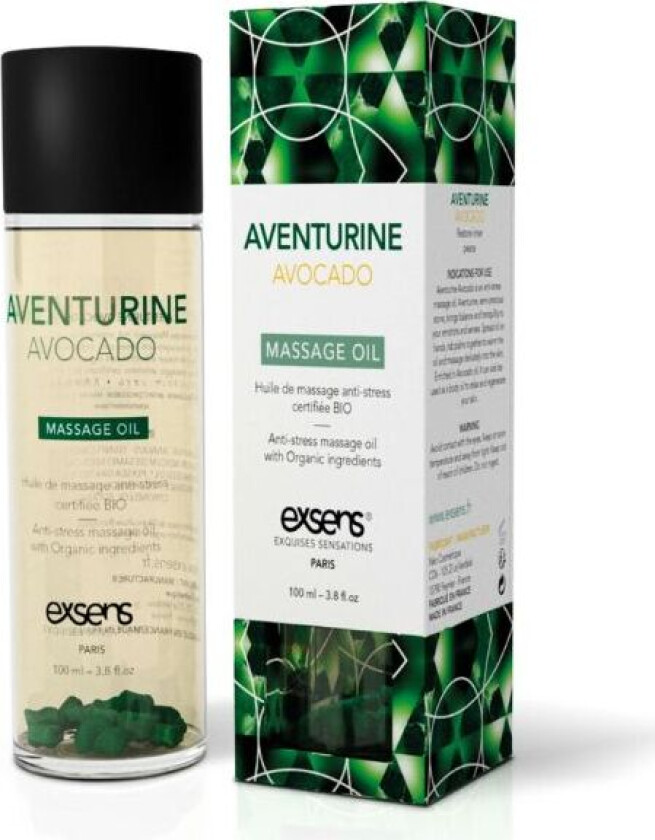 Aventurine avocado massasjeolje
