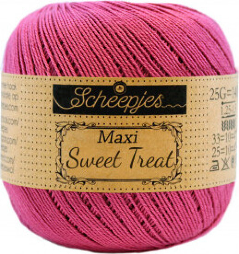 Maxi Sweet Treat Garn Unicolor 251 Hagerose