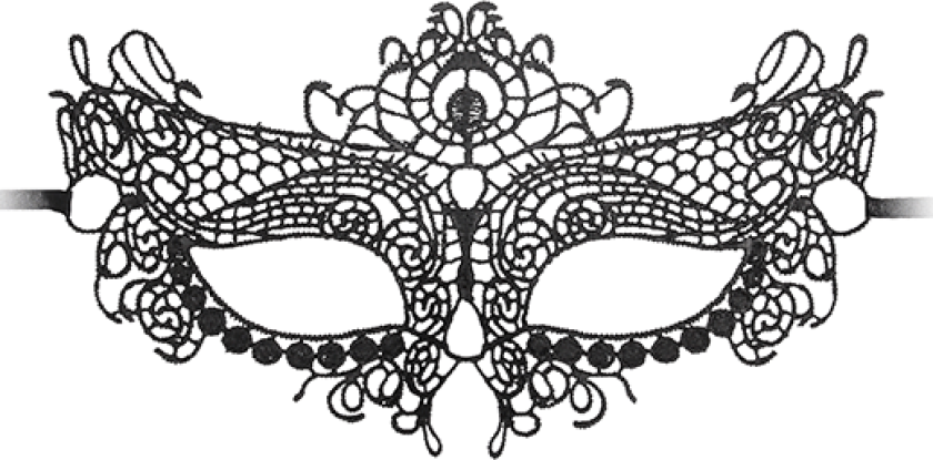 Blondemaske Queen sort