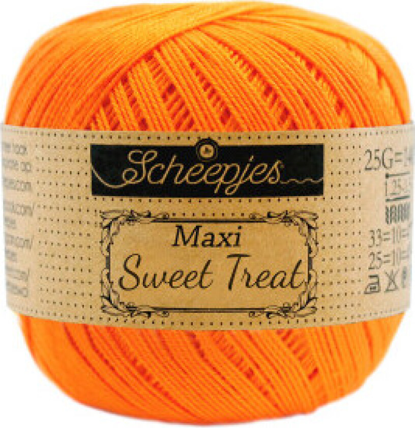 Maxi Sweet Treat Garn Unicolor 281 Mandarin