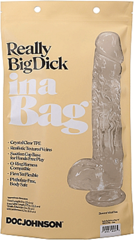 Dildo Really Big Dick In A Bag