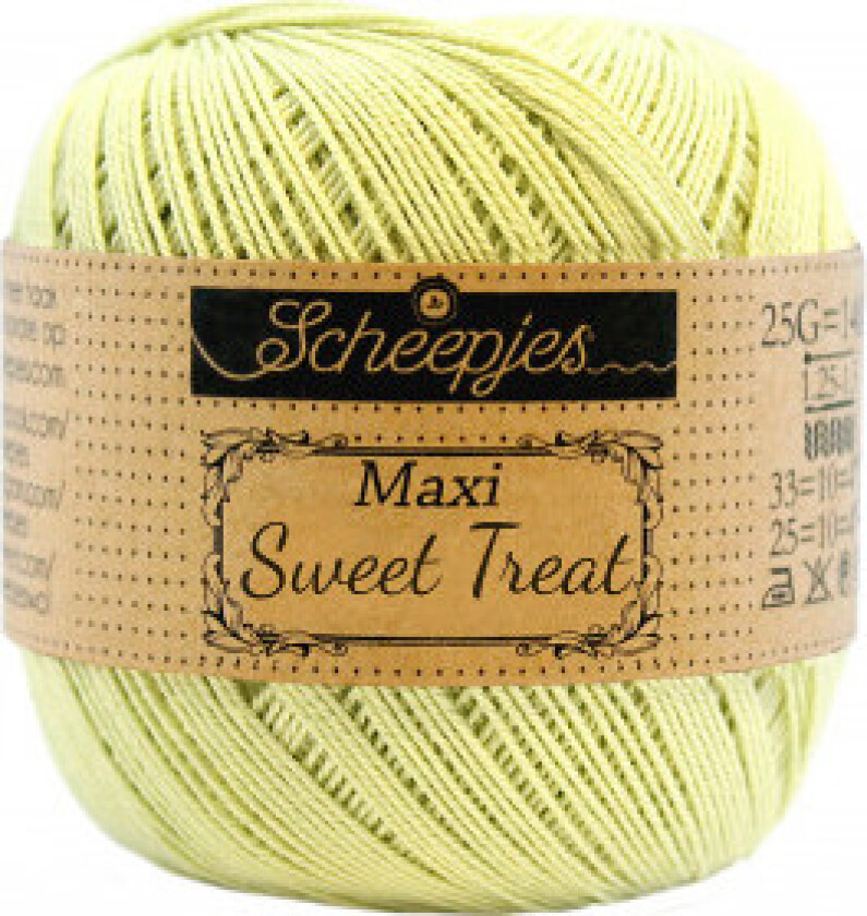 Maxi Sweet Treat Garn Unicolour 392 Lime Juice