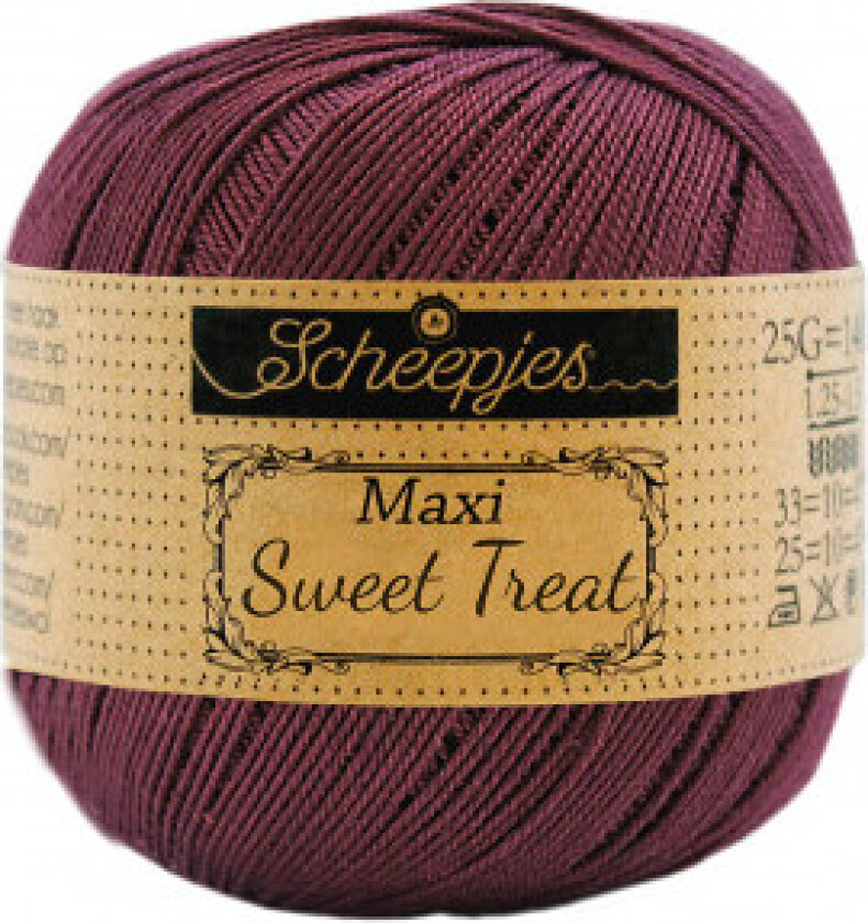 Maxi Sweet Treat Garn Unicolor 394 Skygge Lilla