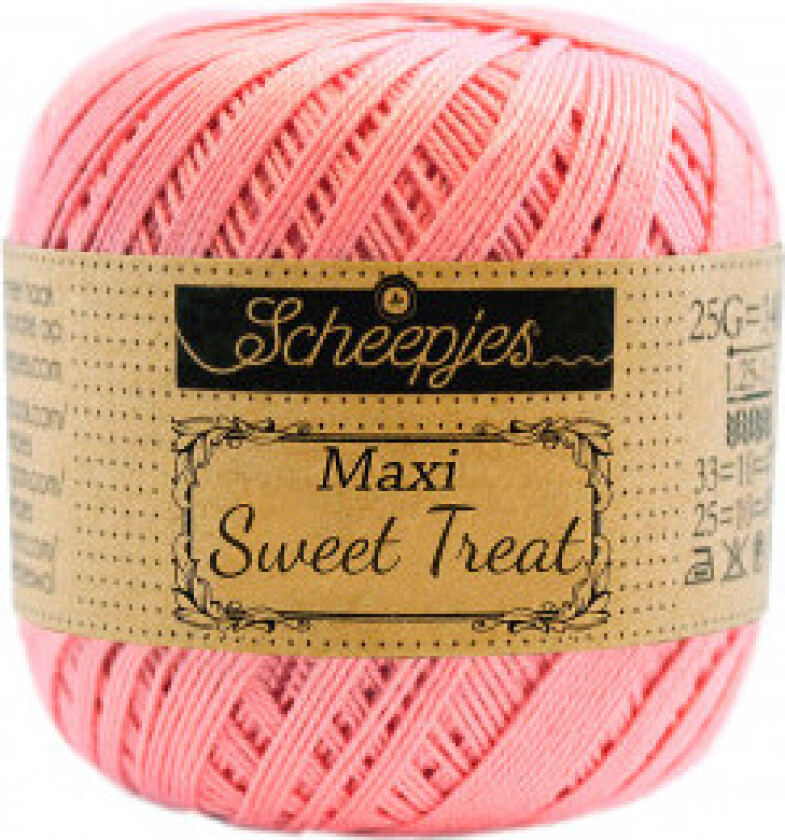 Maxi Sweet Treat Garn Unicolor 409 Myk Rosa